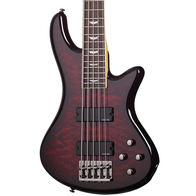 Schecter 2502 Electric Bass Stiletto Extreme-5 - Black Cherry (BCH)