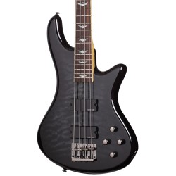 Schecter 2503 Electric Bass Stiletto Extreme-4 - See-Thru Black (STBLK)