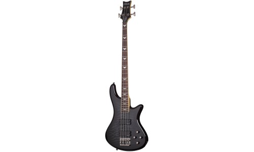 Schecter 2503 Electric Bass Stiletto Extreme-4 - See-Thru Black (STBLK)