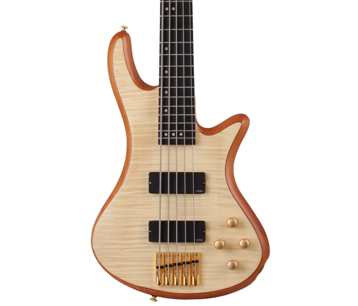 Schecter 2541 Electric Bass 5 String Stiletto Custom-5 - Natural Satin