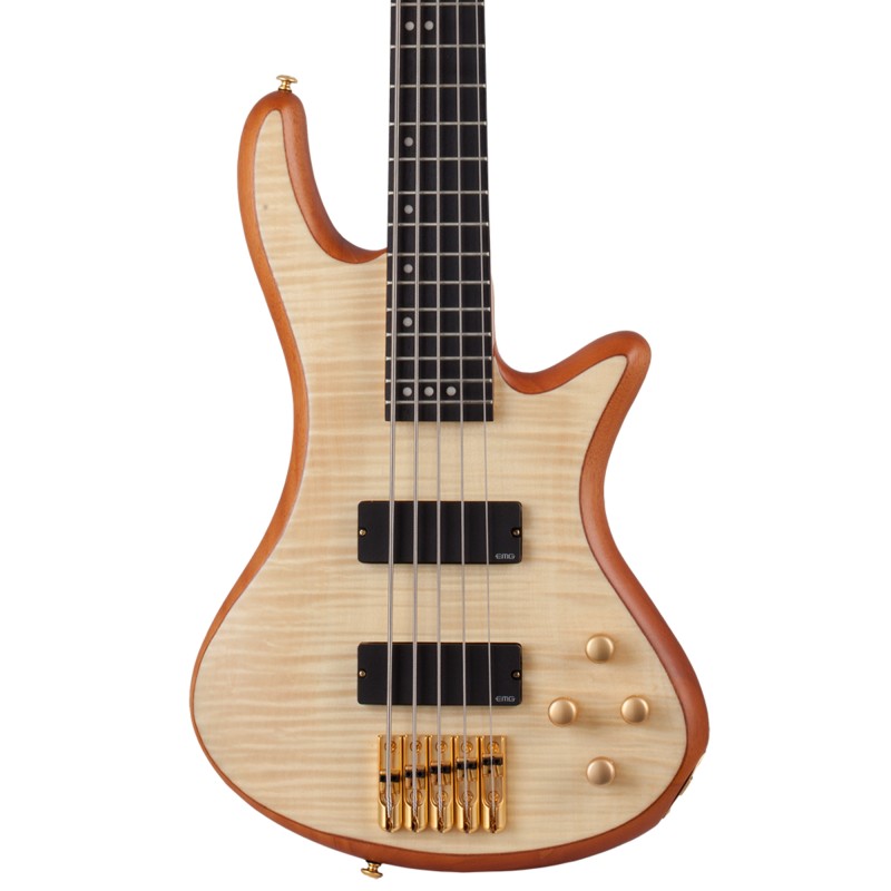 Schecter 2541 Electric Bass 5 String Stiletto Custom-5 - Natural Satin Schecter 2541 Electric Bass 5 String Stiletto Custom-5 - Natural Satin