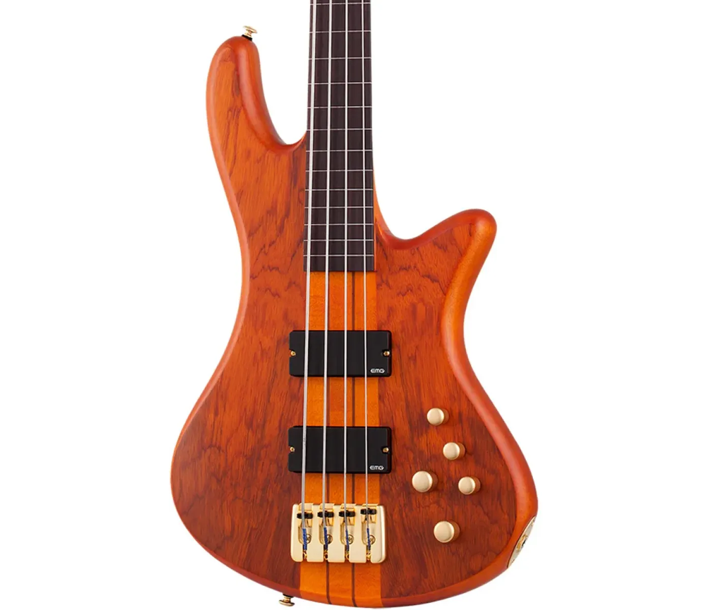 Schecter 2750 Stiletto Studio - 4FL Bass Guitar - Honey Satin