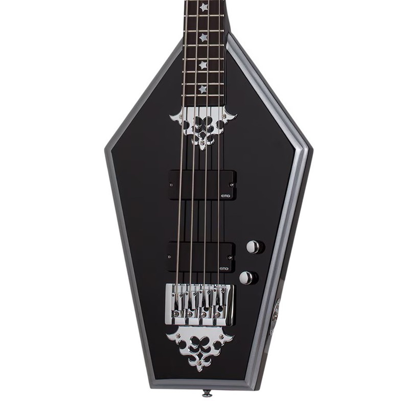 Schecter 2951 Sean Yseult Casket Electric Bass - Gloss Black