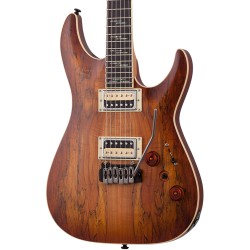 Schecter 3338 Electric Guitar C-1 Exotic Spalted Maple - Satin Natural Vintage Burst