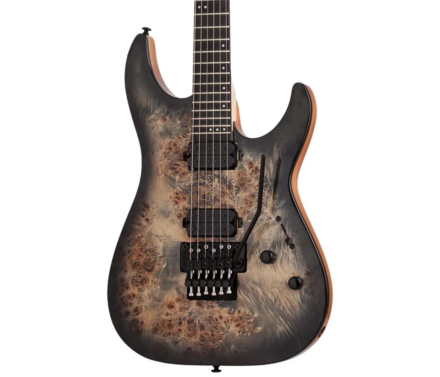 Schecter Electric Guitar C-6 Pro FR - Charcoal Burst (CB)