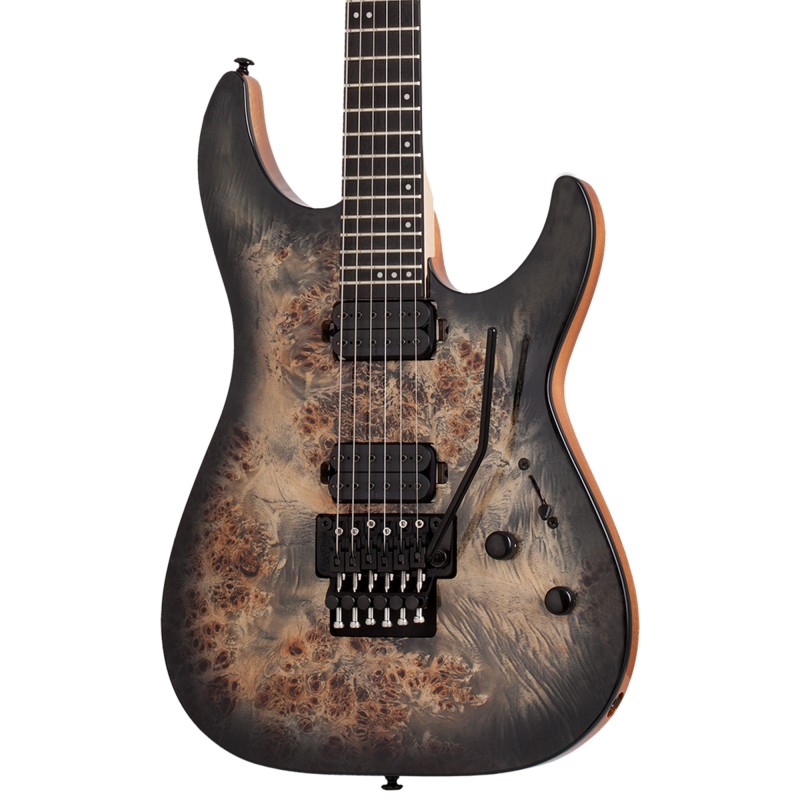 Schecter 3634 Electric Guitar C-6 Pro FR - Charcoal Burst (CB)