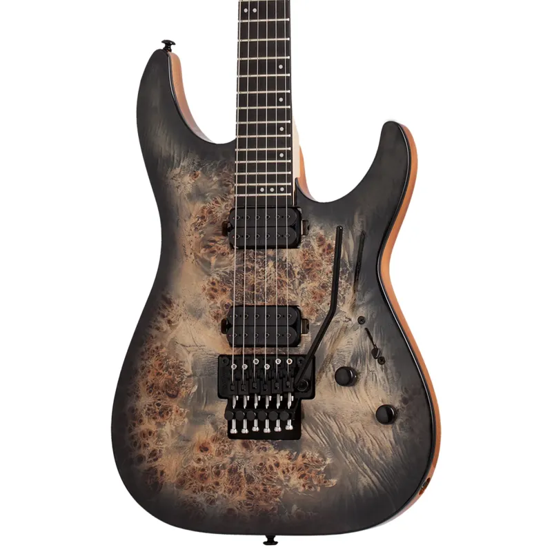 Schecter Electric Guitar C-6 Pro FR - Charcoal Burst (CB)