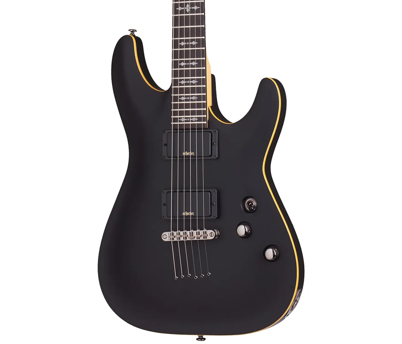 Schecter 3660 Electric Guitar Demon-6 - Aged Black Satin