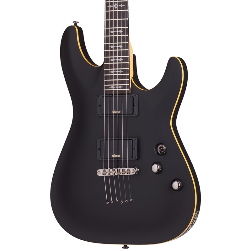 Schecter 3660 Electric Guitar Demon-6 - Aged Black Satin