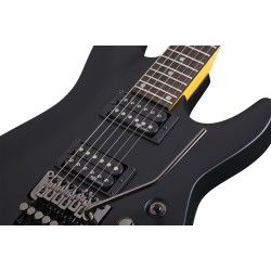 Schecter 3836 SGR C-1 Floyd Rose Electric Guitar - Midnight Satin Black