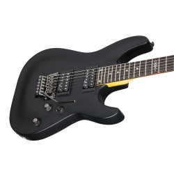 Schecter 3836 SGR C-1 Floyd Rose Electric Guitar - Midnight Satin Black