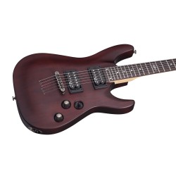 Schecter 3846 C-1 SGR 6 String - Walnut Satin