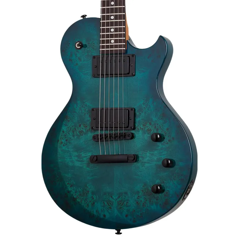 Schecter 3959 Electric Guitar Solo II Standard - Ocean Blue Burst Burl Schecter 3959 Electric Guitar Solo II Standard - Ocean Blue Burst Burl