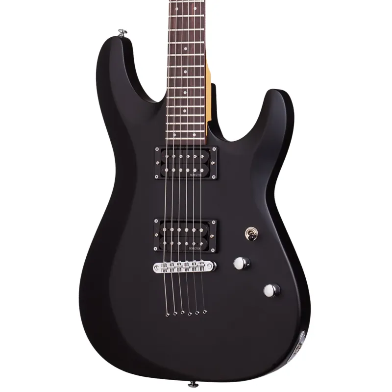 Schecter 430 Electric Guitar C-6 Deluxe - Satin Black (SBK) Schecter 430 Electric Guitar C-6 Deluxe - Satin Black (SBK)