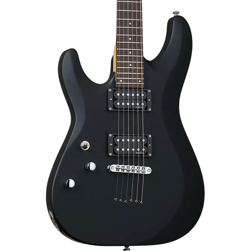 Schecter 433 Electric Guitar C-6 Deluxe LH - Left Handed - Satin Black (SBK) Schecter 433 Electric Guitar C-6 Deluxe LH - Left Handed - Satin Black (SBK)