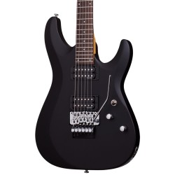 Schecter 434 Electric Guitar C-6 FR Deluxe - Satin Black