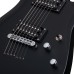 Schecter C-7 Deluxe Electric Guitar - Satin Black