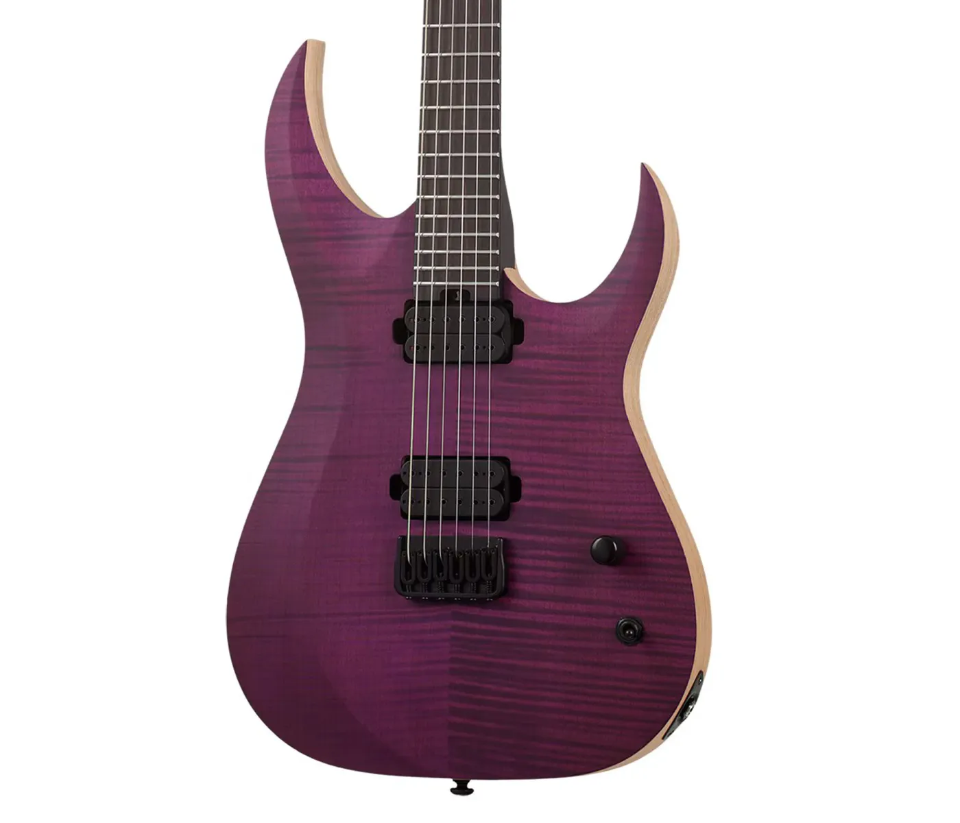 Schecter 462 Electric Guitar John Browne Tao 6 - Satin Trans Purple