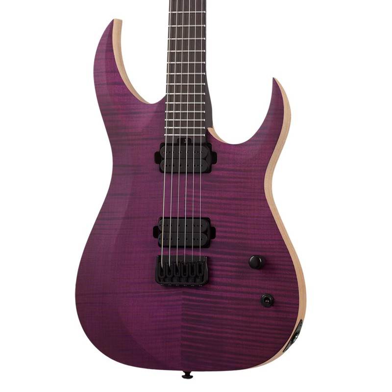 Schecter 462 Electric Guitar John Browne Tao-6 - Satin Trans Purple