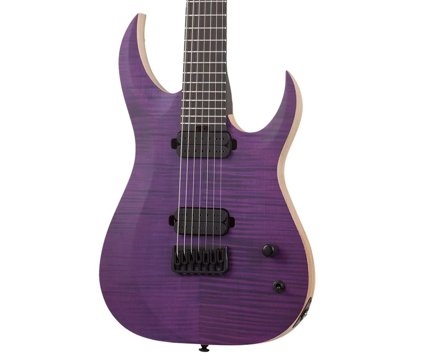 Schecter 463 John Browne Tao 7 Electric Guitar 7 Strings - Satin Trans Purple
