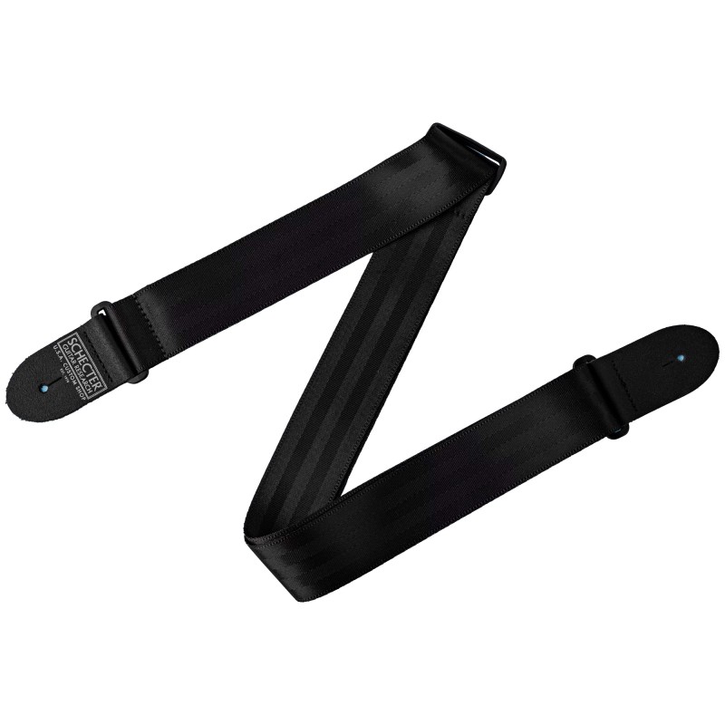 Schecter 5561 Custom Shop 2" Seatbelt Nylon Guitar Strap - Black