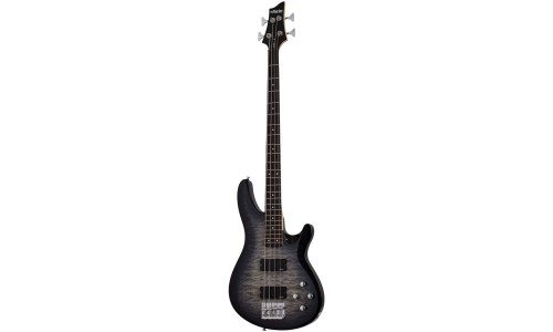 Schecter 590 C-4 Plus Bass Guitar - Charcoal Burst