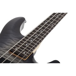 Schecter 590 C-4 Plus Bass Guitar - Charcoal Burst