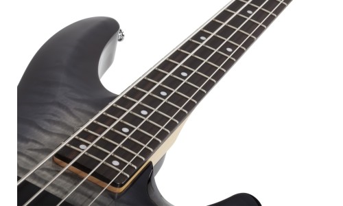 Schecter 590 C-4 Plus Bass Guitar - Charcoal Burst