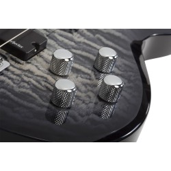 Schecter 593 C-5 Plus 5 String Bass Guitar - Charcoal Burst