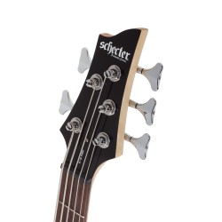 Schecter 593 C-5 Plus 5 String Bass Guitar - Charcoal Burst