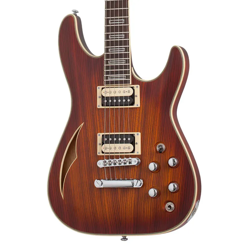 Schecter 642 C-1 E/A Classic Semi Hollowbody Electric Guitar - Faded Vintage Sunburst