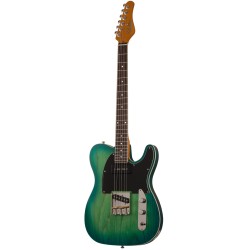 Schecter 668 PT Special Electric Guitar - Aqua Burst Pearl