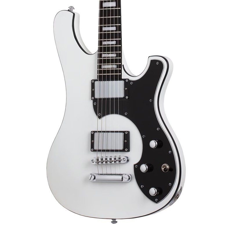 Schecter 676 Stargazer 6 Electric Guitar - Gloss White