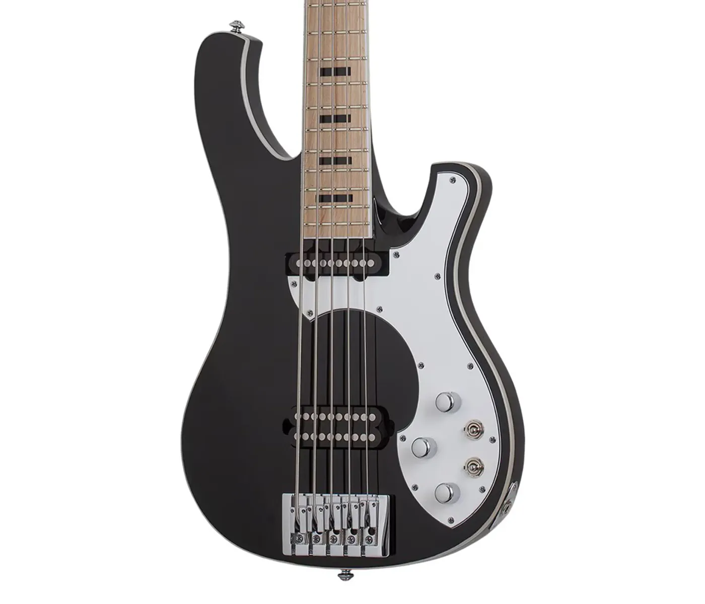 Schecter 682 Stargazer-5 Electric Bass Guitar 5 -String  - Gloss Black