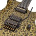 Schecter 7204 USA Custom Shop Sunset Extreme FR-S Electric Guitar - Black Gold Crackle