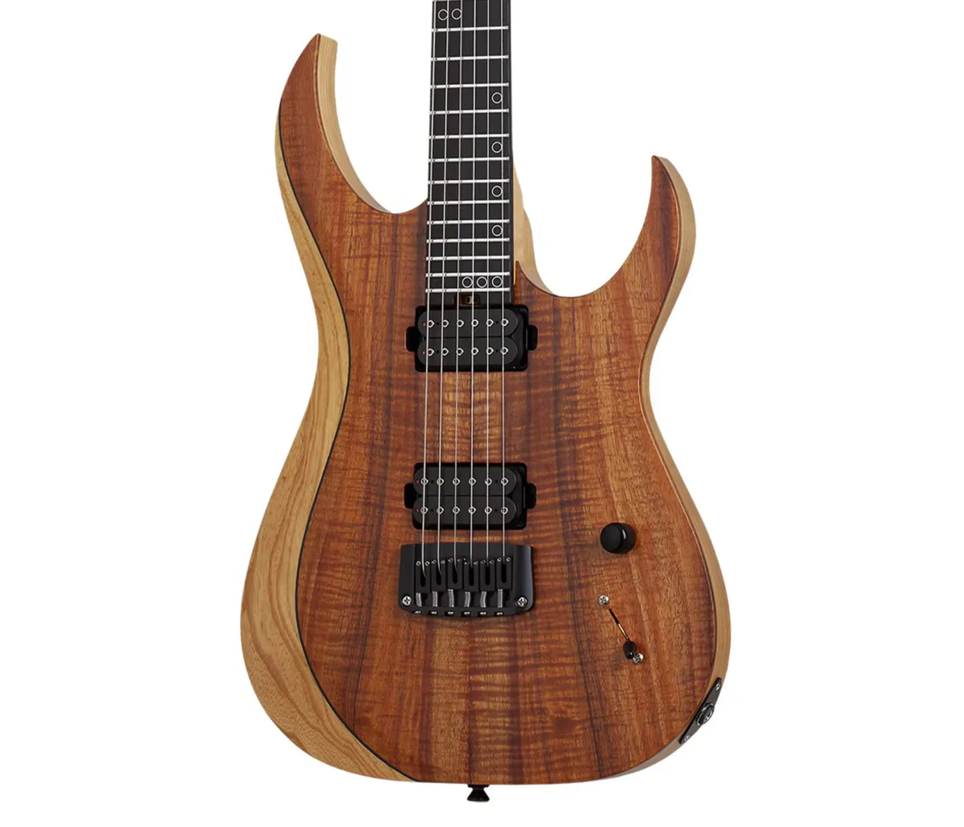 Schecter 7350 USA Custom Shop Sunset Extreme Exotic Electric Guitar - Vintage Tint Natural