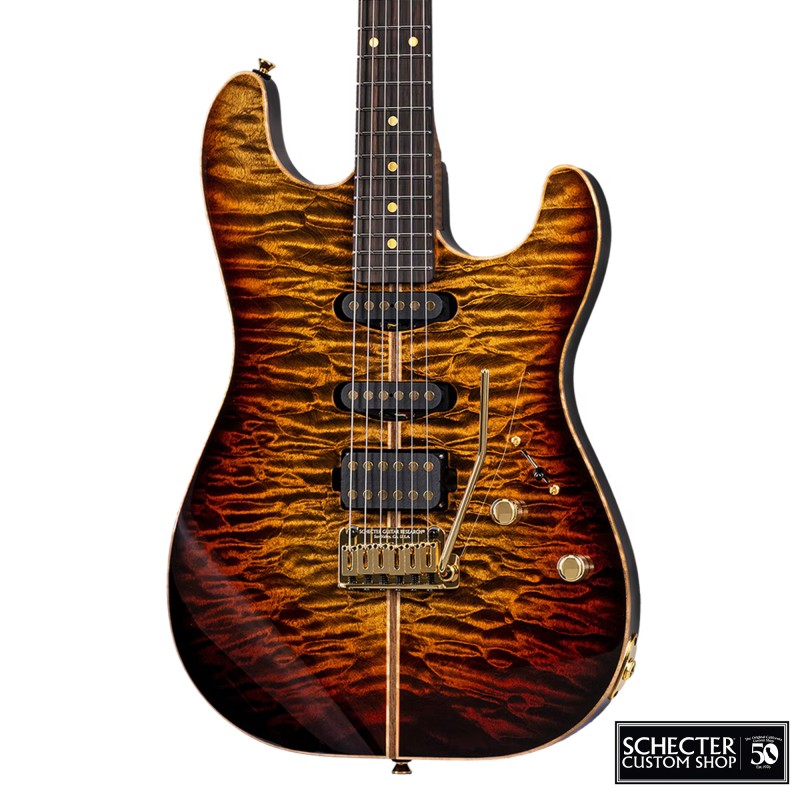 Schecter USA Custom Shop CET 50th Electric Guitar - Golden Anniversary
