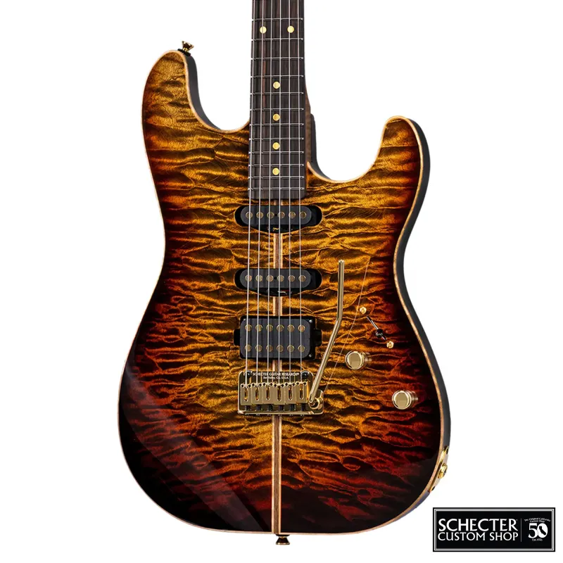 Schecter USA Custom Shop CET 50th Electric Guitar - Golden Anniversary