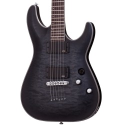 Schecter 790-SHC C-1 Platinum 6-String RH Electric Guitar - See Thru Black Satin