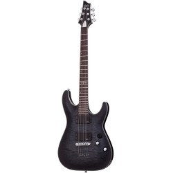 Schecter 790-SHC C-1 Platinum 6-String RH Electric Guitar - See Thru Black Satin