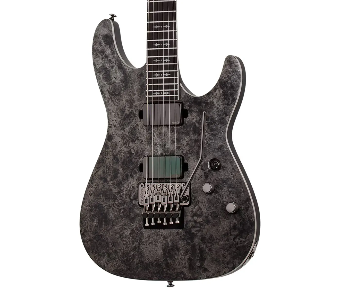 Schecter 911 Electric Guitar Ernie C C-1 - Black Reign