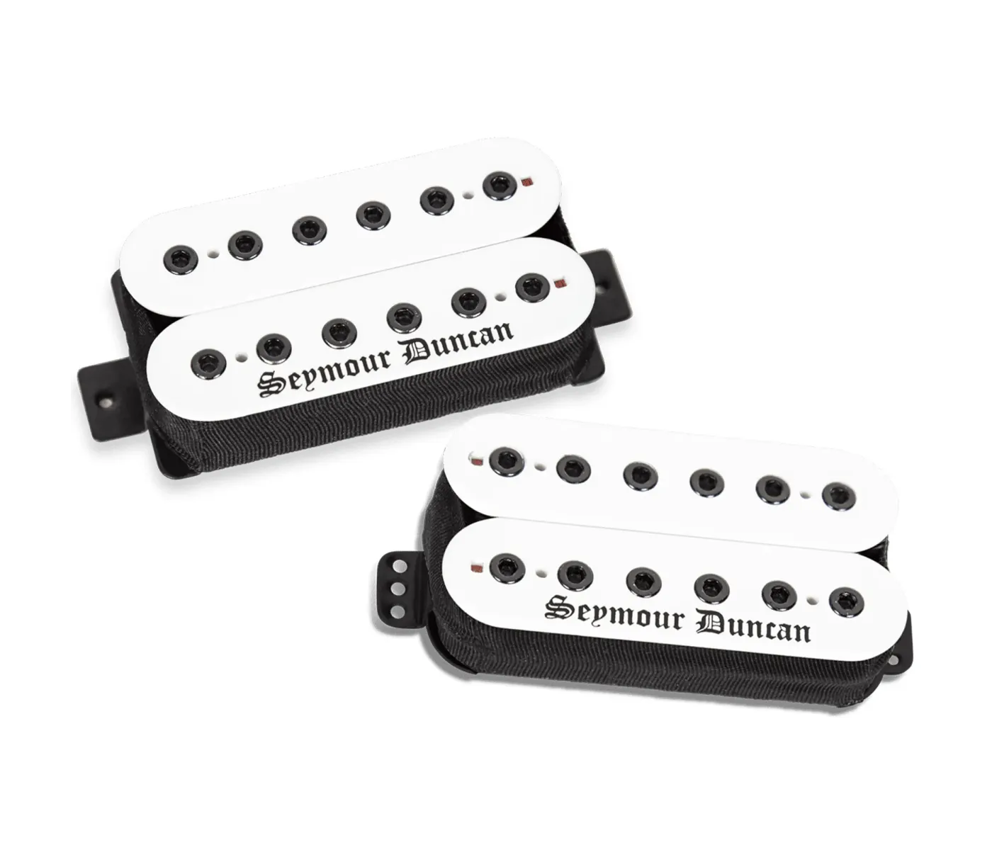 Seymour Duncan 11102-92-TB-BBW-W Black Winter Trembucker Pickup Set - Black and White