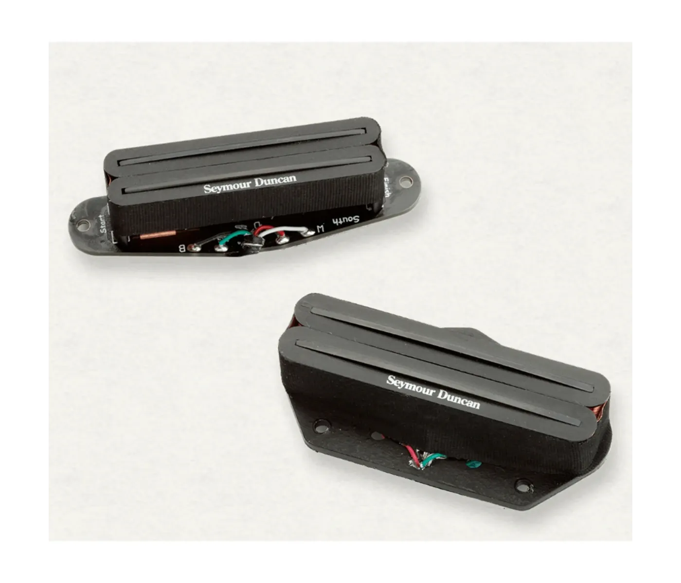 Seymour Duncan 11208-03 STHR-1 Hot Rails Tele 2-piece Humbucker Pickup Set - Black