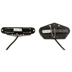 Seymour Duncan 11208-03 STHR-1 Hot Rails Tele 2-piece Humbucker Pickup Set - Black