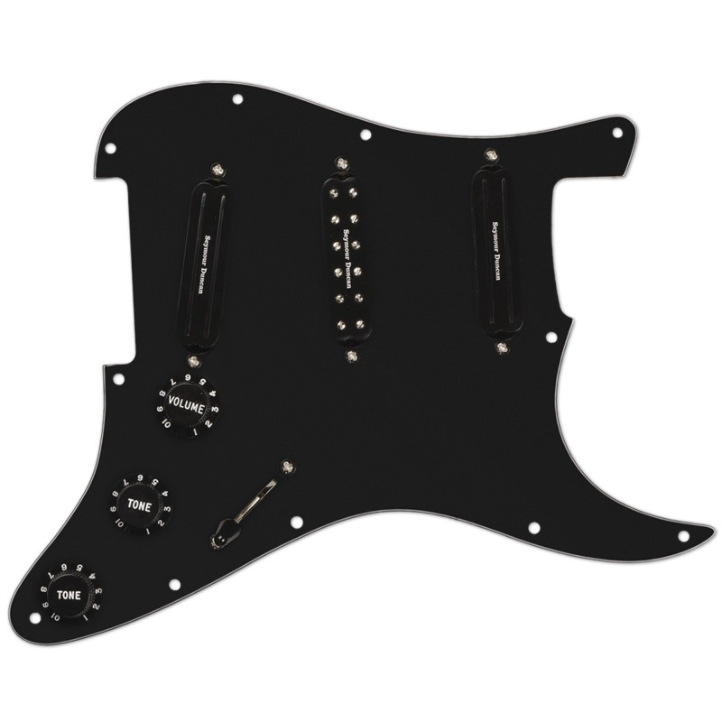 Seymour Duncan 11550-07-B Signature Dave Murray Loaded Pickguard - Black Seymour Duncan 11550-07-B Signature Dave Murray Loaded Pickguard - Black