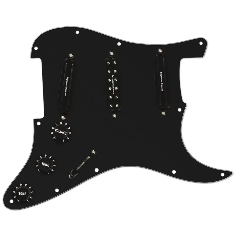 Seymour Duncan 11550-07-B Signature Dave Murray Loaded Pickguard - Black Seymour Duncan 11550-07-B Signature Dave Murray Loaded Pickguard - Black