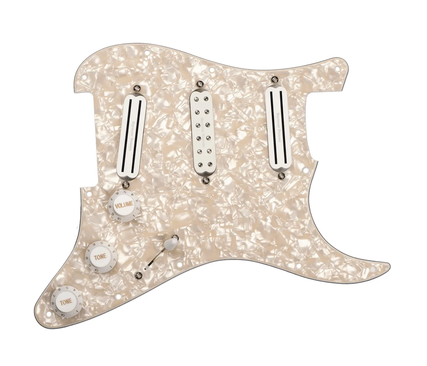 Seymour Duncan 11550-07 Signature Dave Murray Loaded Pickguard - Pearl