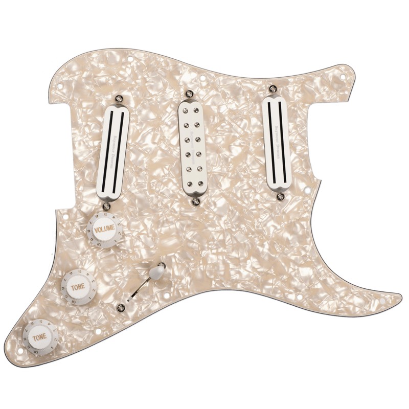 Seymour Duncan 11550-07 Signature Dave Murray Loaded Pickguard - Pearl Seymour Duncan 11550-07 Signature Dave Murray Loaded Pickguard - Pearl