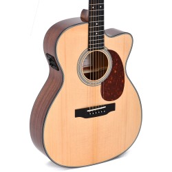 Sigma Guitars 000MC-1E 14 Fret, Cutaway Acoustic Guitar - Natural High Gloss