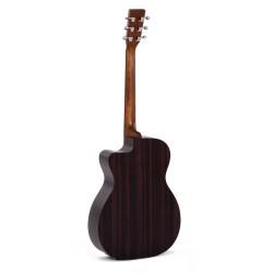 Sigma Guitars 000TCE 000-14 Fret Solid Top Sitka Spruce Cutaway Semi-Acoustic Guitar - Satin Natural